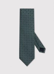 PAKO LORENTE – Krawat męski we wzory. Zielone krawaty i muchy Pako Lorente, bez wzorów, z jedwabiu. Za 129.99 zł.