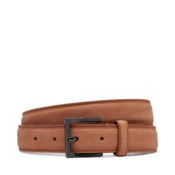 Pasek Męski Tommy Hilfiger. Brązowe paski Tommy Hilfiger, bez wzorów. Za 189.99 zł.