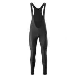 Legginsy Gonso Essential Bib Softshell No Pad. Czarne legginsy długie sportowe Gonso, m, bez wzorów, z materiału, rowerowe. Za 545.00 zł.