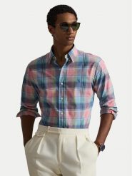 Polo Ralph Lauren Koszula 710P06020006 Różowy Custom Fit. Czerwone koszule Polo Ralph Lauren, m, bez wzorów, z bawełny, bez kołnierzyka, bez ramiączek. Za 729.99 zł.