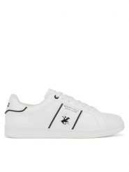 Beverly Hills Polo Club Sneakersy V5-6405 Biały. Białe buty sportowe casual Beverly Hills Polo Club, bez wzorów, z materiału, bez zapięcia. Za 179.99 zł.