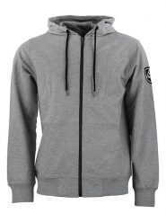 Peak Mountain Bluza "Cage" w kolorze szarym rozmiar: M. Szare bluzy Peak Mountain, m, z aplikacjami, z bawełny, bez kaptura. Za 131.12 zł.