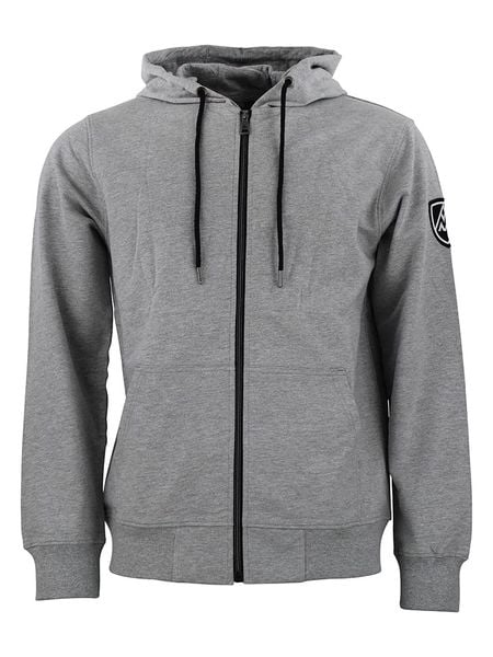 Peak Mountain Bluza "Cage" w kolorze szarym rozmiar: M. Szare bluzy Peak Mountain, m, z aplikacjami, z bawełny, bez kaptura. Za 131.12 zł.