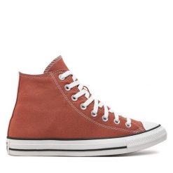 Trampki Converse. Czerwone trampki Converse, bez wzorów, bez zapięcia. Za 209.99 zł.