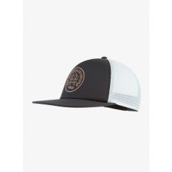 Czapka z daszkiem Rab Cirque Print Cap - beluga/pewter. Czarne czapki z daszkiem RAB, bez wzorów. Za 130.99 zł.