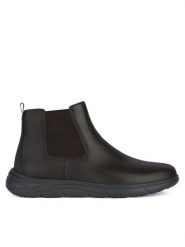 Geox Sztyblety U Portello U36E1A 00046 C6009 Brązowy. Brązowe sztyblety Geox, bez wzorów, z materiału, bez obcasa, bez zapięcia. Za 519.99 zł.