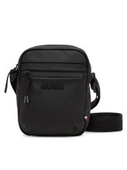 Tommy Hilfiger Saszetka Th Tpu Mini Reporter AM0AM13498 Czarny. Czarne saszetki i nerki Tommy Hilfiger, bez wzorów, ze skóry. Za 349.99 zł.