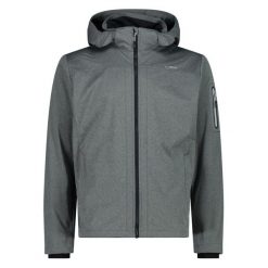 Kurtka turystyczna z kapturem CMP. Szare kurtki przeciwdeszczowe CMP, bez wzorów, z kapturem. Za 356.00 zł.