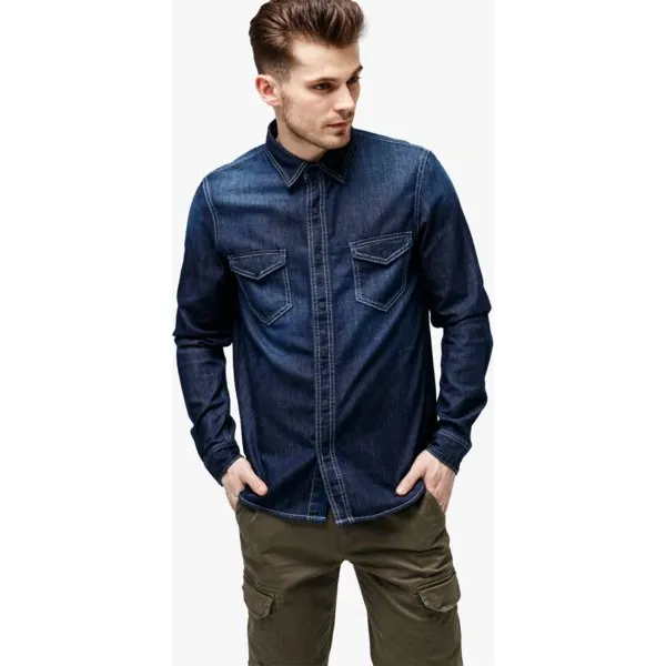 Timberland Koszula Ls Mumford River Denim Shirt Slim , szary, rozmiar XL. Szare koszule Timberland, m, bez wzorów, z bawełny, bez kołnierzyka, bez ramiączek. W wyprzedaży za 269.99 zł.