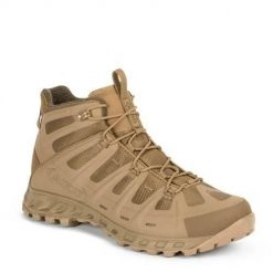 Buty bushcraft męskie Aku Selvatica Tactical Mid GTX. Brązowe buty trekkingowe Aku, bez wzorów, z materiału, bez zapięcia. Za 1,055.00 zł.