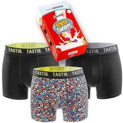 Tastiq bokserki 3 szt. w pudełku prezentowym, S. Fioletowe bokserki Attiq, s, bez wzorów, z bawełny. Za 134.99 zł.