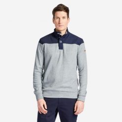 Sweter Marynarski Sailing 100 Męski. Niebieskie golfy TRIBORD, l, bez wzorów, z dzianiny, bez ramiączek. Za 119.99 zł.