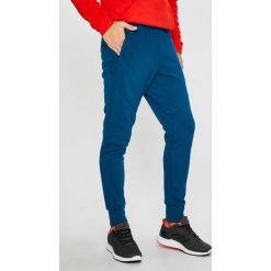 Adidas Performance - Spodnie. Niebieskie spodnie treningowe długie adidas Performance, m, bez wzorów, z dzianiny. W wyprzedaży za 129.90 zł.