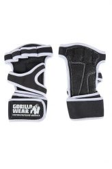 Yuma Rękawiczki do podnoszenia ciężarów - Czarny/Biały. Białe rękawiczki GORILLA WEAR, bez wzorów. Za 125.00 zł.