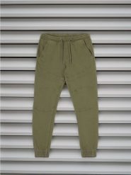 Spodnie jogger - zielony. Zielone joggery i bojówki Sinsay, m, bez wzorów. Za 99.99 zł.