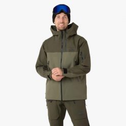 Kurtka narciarska męska Swedemount Lofoten 3L Shell Jacket II wodoodporna. Zielone kurtki narciarskie i snowboardowe SWEDEMOUNT, na zimę, l, bez wzorów, bez kaptura. Za 672.00 zł.
