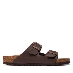 Klapki Birkenstock. Brązowe klapki Birkenstock. Za 339.99 zł.