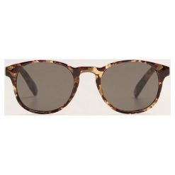 Mango Man - Okulary Chicago. Brązowe okulary przeciwsłoneczne Mango Man, owalne. Za 119.90 zł.