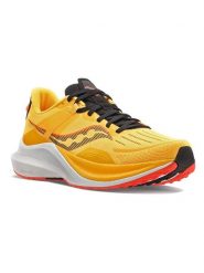 Saucony Buty "Tempus" w kolorze pomarańczowym do biegania rozmiar: 42. Pomarańczowe buty do biegania Saucony, bez wzorów, bez zapięcia, do biegania. Za 447.95 zł.