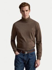 Polo Ralph Lauren Golf 710760126502 Brązowy Regular Fit. Brązowe golfy Polo Ralph Lauren, l, bez wzorów, z bawełny, bez ramiączek. Za 599.99 zł.