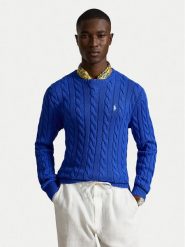 Polo Ralph Lauren Sweter 710775885546 Niebieski Regular Fit. Niebieskie swetry rozpinane Polo Ralph Lauren, m, bez wzorów, z bawełny, bez kołnierzyka, bez ramiączek. Za 949.99 zł.