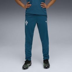 Młodzieżowe spodnie treningowe Portugalia PUMA. Niebieskia spodnie treningowe długie Puma, m, bez wzorów. Za 279.00 zł.