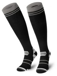 Spaio Podkolanówki narciarskie "01" w kolorze czarno-szarym rozmiar: 41-43. Czarne skarpety Spaio, bez wzorów, z materiału. Za 78.99 zł.