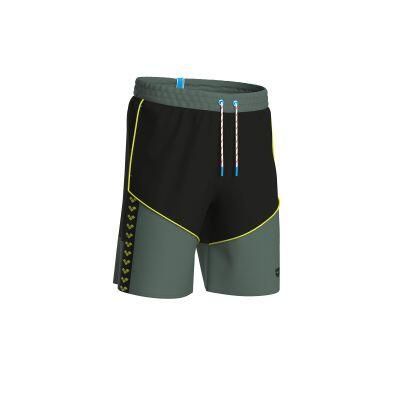 Szorty do pływania Arena Team Stripe Bermuda. Czarne odzież kąpielowa Arena, m, bez wzorów, sportowe. Za 121.98 zł.