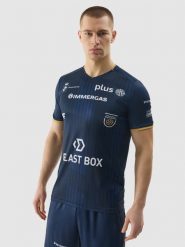 4F Koszulka replika wyjazdowa z sezonu 2023/24 męska 4F x Projekt Warszawa - multikolor XXL. T-shirty 4F, m, bez wzorów, bez kołnierzyka, bez ramiączek. W wyprzedaży za 59.99 zł.