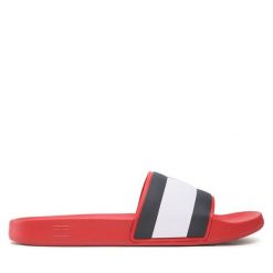 Klapki Tommy Hilfiger. Czerwone klapki Tommy Hilfiger. Za 109.99 zł.