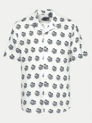 Pierre Cardin Koszula C6 45011.0288 Biały Modern Fit. Białe koszule Pierre Cardin, m, bez wzorów, ze lnu, bez kołnierzyka, bez ramiączek. Za 199.99 zł.