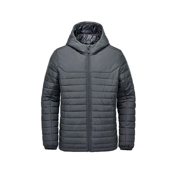 Kurtka puchowa Stormtech Nautilus. Czarne kurtki STORMTECH, l, bez wzorów, z puchu, bez kaptura. Za 451.00 zł.