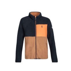 Polar męski AULP VOGUE ciepły komfortowy elastyczne wykończenie dwie kieszenie. Brązowe bluzy z polaru Aulp, m, bez wzorów, z polaru, bez kaptura. Za 299.99 zł.