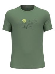 Odlo Koszulka "Nikko" w kolorze khaki rozmiar: S. Brązowe t-shirty sportowe ODLO, bez wzorów, z bawełny, bez ramiączek, outdoorowe. Za 114.98 zł.