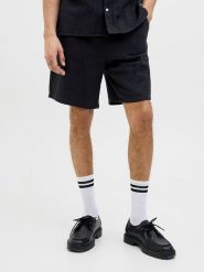 Jack & Jones Szorty "Jaiden" w kolorze czarnym rozmiar: S. Czarne szorty Jack & Jones, s, bez wzorów, z bawełny. Za 79.45 zł.