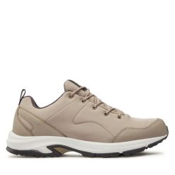 Trekkingi Halti. Brązowe buty trekkingowe Halti, bez wzorów, bez zapięcia. Za 259.99 zł.