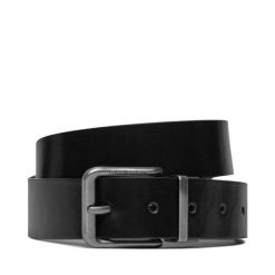 Pasek Męski Calvin Klein Jeans. Czarne paski Calvin Klein Jeans, bez wzorów, z jeansu. Za 159.99 zł.