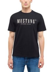 Mustang Koszulka "Austin" w kolorze czarnym rozmiar: M. Czarne bezrękawniki Mustang, m, bez wzorów, z bawełny, bez kołnierzyka, bez ramiączek. Za 57.06 zł.