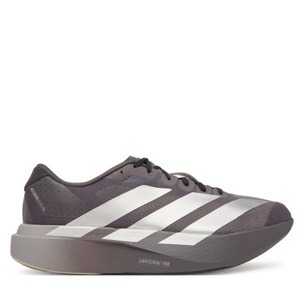 Buty do biegania adidas. Szare buty do biegania Adidas, bez wzorów, bez zapięcia, do biegania. Za 649.99 zł.