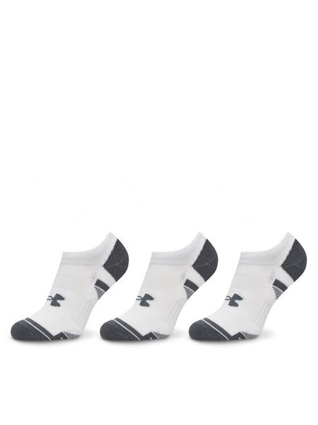 Under Armour Stopki Performance Tech 1379526 Biały. Białe skarpetki sportowe Under Armour, bez wzorów, z bawełny. Za 39.99 zł.