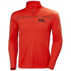 Bluza sportowa męska Helly Hansen 30208222. Czerwone bluzy bez kaptura Helly Hansen, m, bez wzorów, bez kaptura. Za 285.90 zł.