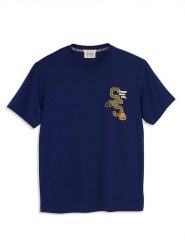 Scotch & Soda Koszulka w kolorze granatowym rozmiar: M. Niebieskie bezrękawniki Scotch & Soda, m, bez wzorów, z bawełny, bez kołnierzyka, bez ramiączek. Za 65.85 zł.