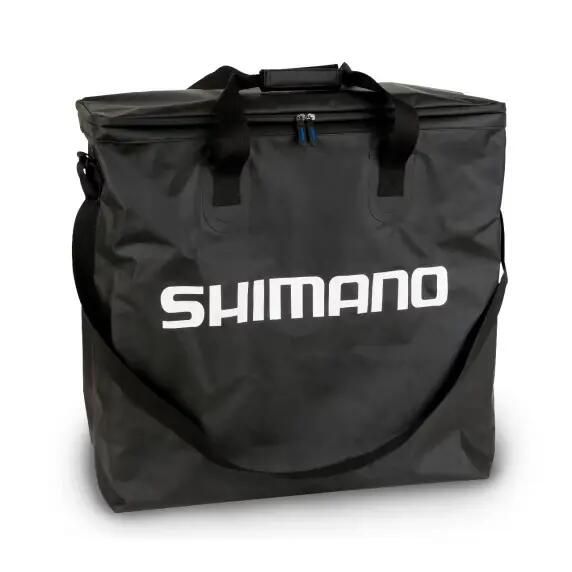 Torba na akcesoria z PVC Shimano. Czarne torby na ramię Shimano, bez wzorów, na ramię, bez dodatków. Za 197.00 zł.