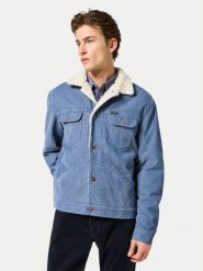 WRANGLER MĘSKA KURTKA JENSOWA 124MJ SHERPA GREEN 112357214 W4MS017443. Zielone kurtki Wrangler, l, bez wzorów, bez kaptura. Za 449.99 zł.