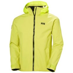 Kurtka wodoodporna Helly Hansen HP Storm Racing. Zielone kurtki przeciwdeszczowe Helly Hansen, m, bez wzorów, bez kaptura. W wyprzedaży za 1,095.50 zł.