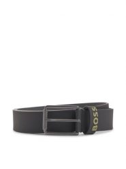 Boss Pasek Męski 50486756 Czarny. Czarne paski Boss, bez wzorów, ze skóry. Za 169.99 zł.