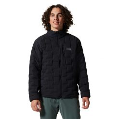 Kurtka turystyczna Mountain Hardwear Stretchdown. Czarne kurtki MOUNTAIN HARDWEAR, m, bez wzorów, bez kaptura. Za 1,312.50 zł.