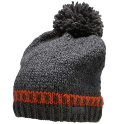 Męska czapka beanie multikolor 4F H4Z22. Szare czapki zimowe 4F, bez wzorów, z materiału. Za 52.99 zł.