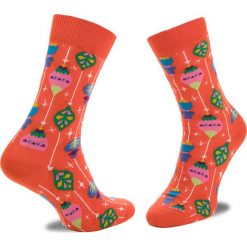 Skarpety Wysokie Unisex HAPPY SOCKS - BAU01-4000 Kolorowy Pomarańczowy. Skarpety marki Happy Socks. Za 34.90 zł.