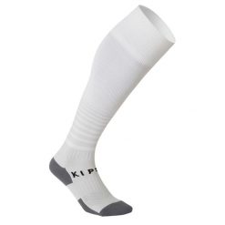 Skarpety do piłki nożnej Kipsta Viralto Club. Niebieskie skarpety KIPSTA, bez wzorów, z bawełny. Za 24.99 zł.